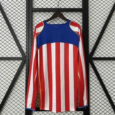 2004-05 Retro Long sleeve Atletico Madrid Home S-XXL