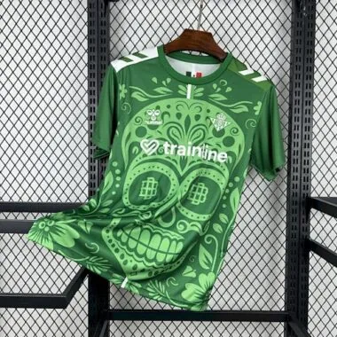 25-26 Real Betis Pre-Match Día de Muertos Kit S-4XL Cheap Football Jersey Wholesale Yupoo