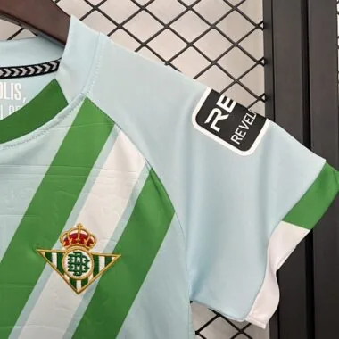 25-26 Kids Real Betis Away Kits Cheap Football Jersey Wholesale Yupoo