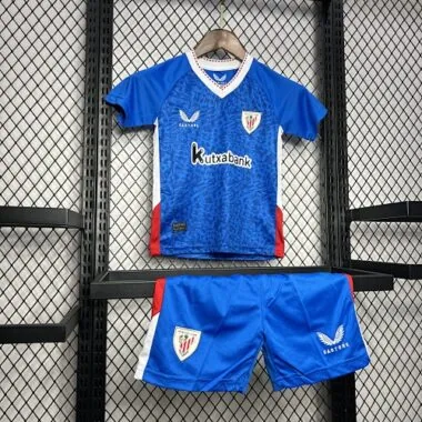 24-25 Athletic Bilbao Away Kid Kits Youth Apparels