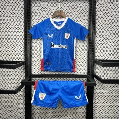 24-25 Athletic Bilbao Away Kid Kits Youth Apparels