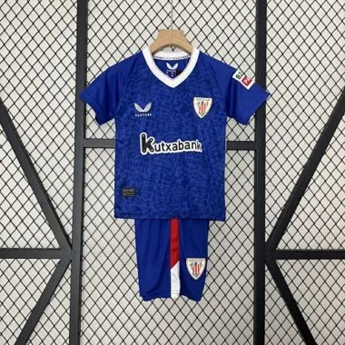 24-25 Athletic Bilbao Away Kid Kits Youth Apparels