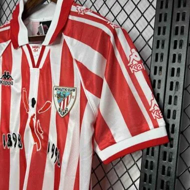 97-98 Athletic Bilbao Home Retro Kit Football Apparel