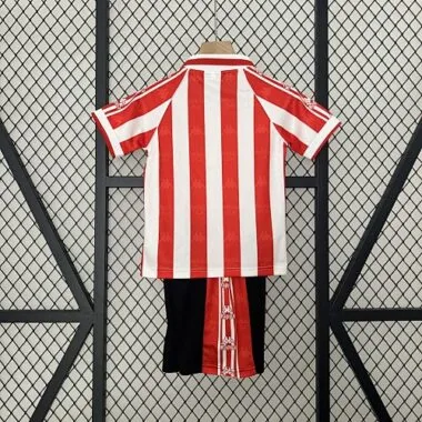95-57 Athletic Bilbao Home Retro Kid Kits Youth Apparels