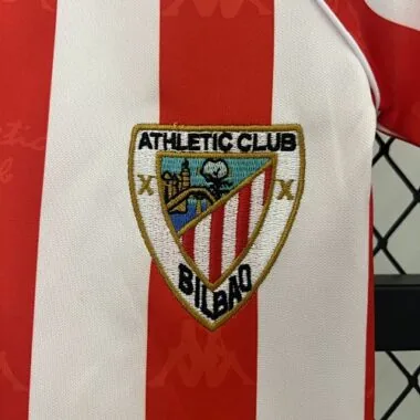 95-57 Athletic Bilbao Home Retro Kid Kits Youth Apparels