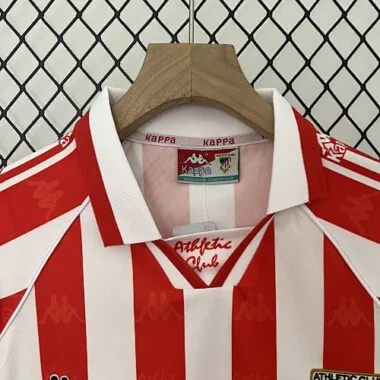 95-57 Athletic Bilbao Home Retro Kid Kits Youth Apparels