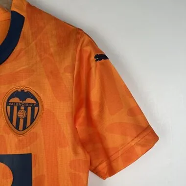 23-24 kids Valencia third away size 16-28 football t-shirt