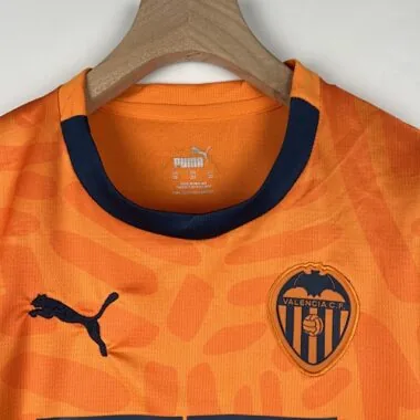 23-24 kids Valencia third away size 16-28 football t-shirt