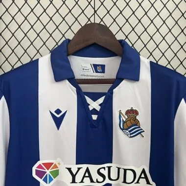 24-25 Real Sociedad Home Kit Football Apparels