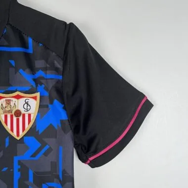 23-24 kids Sevilla third away size 16-28 football t-shirt