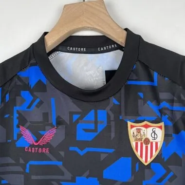 23-24 kids Sevilla third away size 16-28 football t-shirt