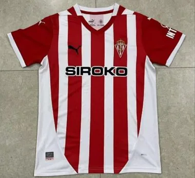 24-25 Sporting de Gijon Home Soccer Jerseys Yupoo