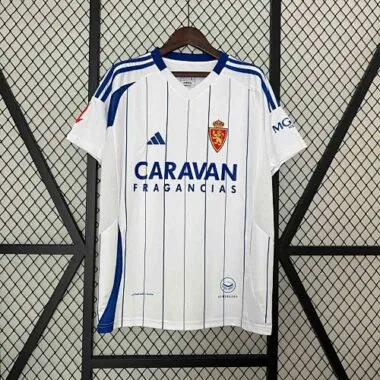 24-25 Zaragoza Home Kit Football Uniforms