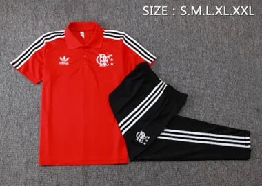 25-26 Flamengo Training Kits Polo Tracksuits Cheap Football Jersey Wholesale Yupoo