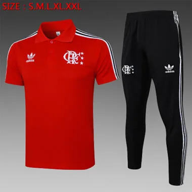 25-26 Flamengo Training Kits Polo Tracksuits Cheap Football Jersey Wholesale Yupoo