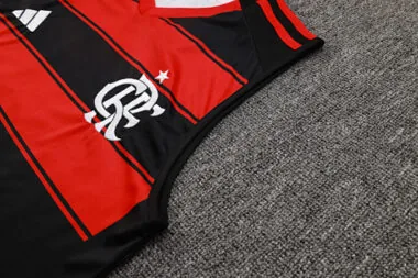 25-26 Equipaciones de entrenamiento sin mangas del Flamengo, chándales, camisetas de fútbol baratas, venta al por mayor en Yupoo