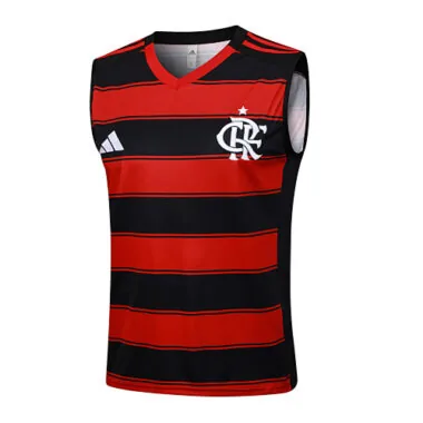 25-26 Equipaciones de entrenamiento sin mangas del Flamengo, chándales, camisetas de fútbol baratas, venta al por mayor en Yupoo