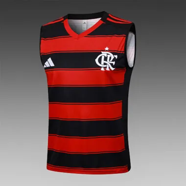 25-26 Equipaciones de entrenamiento sin mangas del Flamengo, chándales, camisetas de fútbol baratas, venta al por mayor en Yupoo