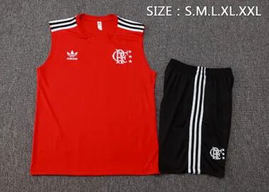 25-26 Completi da allenamento senza maniche del Flamengo, tute da ginnastica, maglie da calcio economiche all'ingrosso su Yupoo