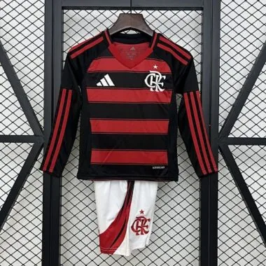 2025 Kids Long sleeves Flamengo Home 16-28