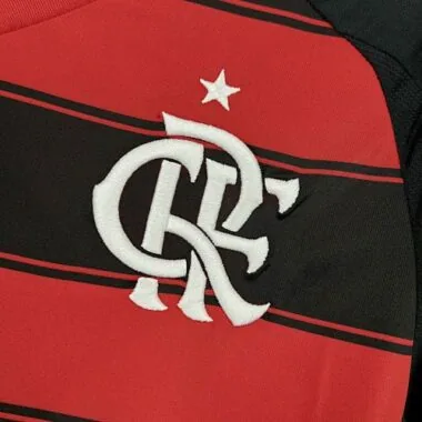 25-26 Camisolas de manga comprida do Flamengo (jogo em casa) S-4XL