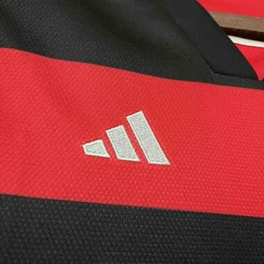 24-25 Flamengo Home Kit Woman Shirt With All Sponsor