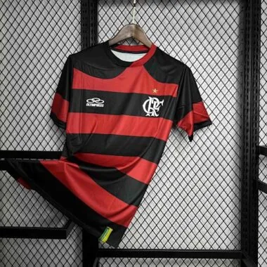 09-10 Flamengo Home Retro Kit Vintage Shirt