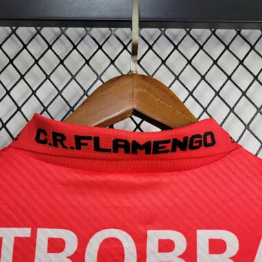 94-95 Flamengo Home Retro Kit Long Sleeve Vintage Shirt