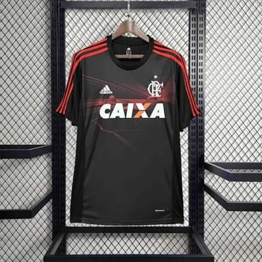 13-14 Flamengo Black Retro Kit Vintage Shirt