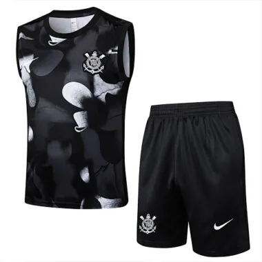 25-26 Corinthians Sleeveless Training Kits Tracksuits Cheap Football Jersey Wholesale Yupoo