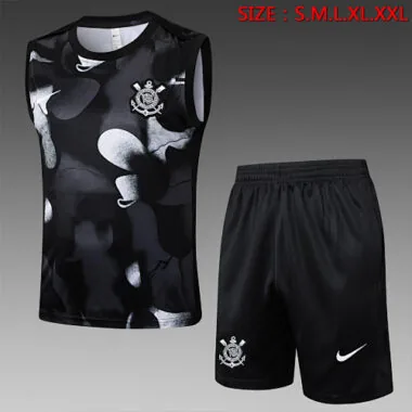 25-26 Corinthians Sleeveless Training Kits Tracksuits Cheap Football Jersey Wholesale Yupoo