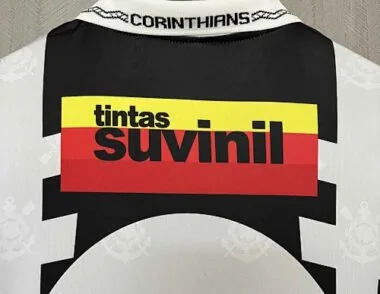 Equipamento Retro de Futebol dos Corinthians para Jogos Fora de Casa de 95-96 AAAAJersey Yupoo