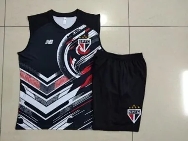 25-26 Sao Paulo Sleeveless Training Kits Tracksuits Cheap Jersey Wholesale Yupoo