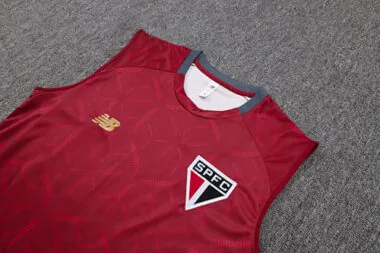 25-26 Sao Paulo Sleeveless Training Kits Tracksuits Cheap Jersey Wholesale Yupoo