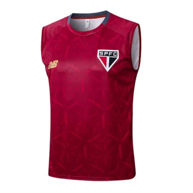 25-26 Sao Paulo Sleeveless Training Kits Tracksuits Cheap Jersey Wholesale Yupoo