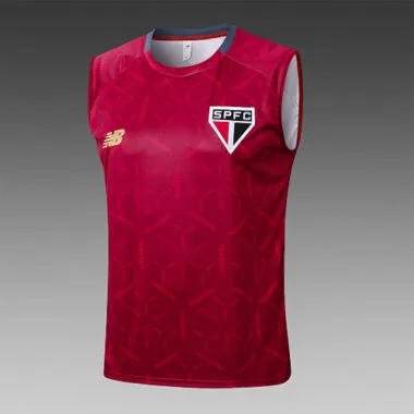 25-26 Sao Paulo Sleeveless Training Kits Tracksuits Cheap Jersey Wholesale Yupoo