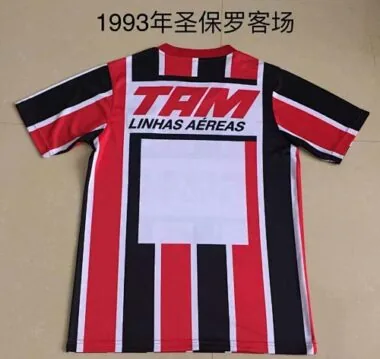 1993 Sao Paulo away redwhite