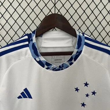 24-25 Cruzeiro Away Kit with All Sponsors