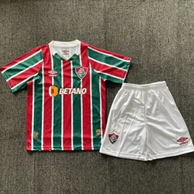 2024/25 Fluminense Home Kid Kits Youth Apparels