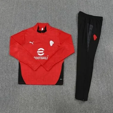 25-26 Divise da allenamento AC Milan per bambini, felpe, tute sportive, maglie da calcio economiche, vendita all'ingrosso su Yupoo