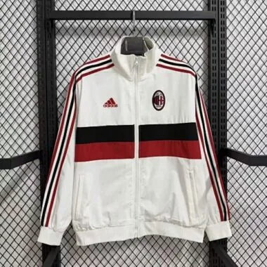 17-18 Retro AC Milan Windbreaker Jacket Kit S-3XL Cheap Football Jersey Wholesale Yupoo