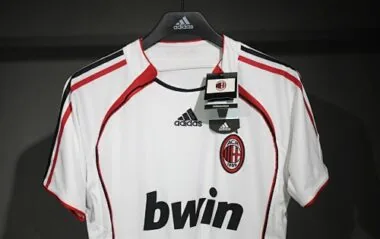 06-07 Retro Player AC Milan Away Kit