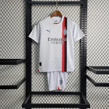 23-24 Kids AC Milan away size 16-28 Soccer Jerseys