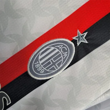 Camisetas de fútbol del AC Milan para niños, para partidos fuera de casa, tallas 16-28, 23-24
