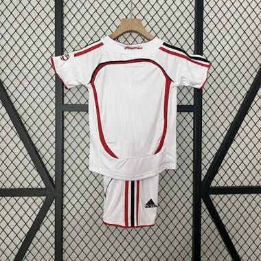 07-08 AC Milan Retro Kid UCL Final Version Kits Sets Jersey