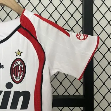 07-08 AC Milan Retro Kid UCL Final Version Kits Sets Jersey