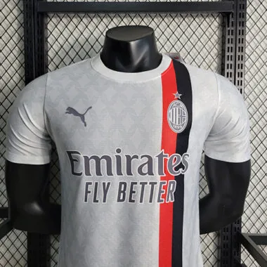 2023/24 AC Milan Away Players Edition Size