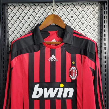 07-08 AC Milan thuisshirt met lange mouwen