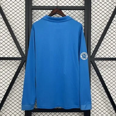 Retro 1987-88 Long Sleeve Napoli Home S-XXL Cheap Football Jersey Wholesale Yupoo