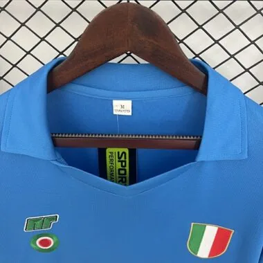 Retro 1987-88 Long Sleeve Napoli Home S-XXL Cheap Football Jersey Wholesale Yupoo